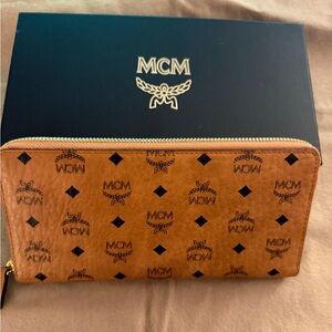 MCM Zip Around Wallet